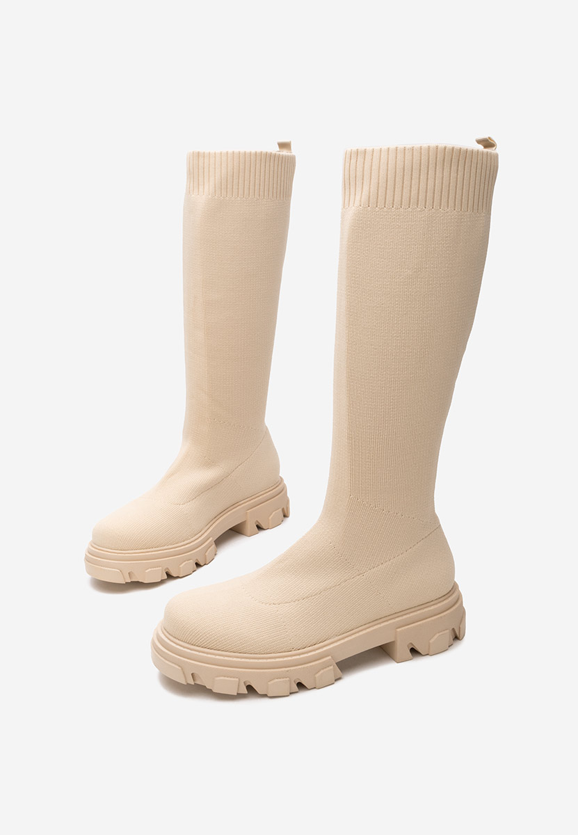 Γυναικείες Μπότες μπεζ Branca V2