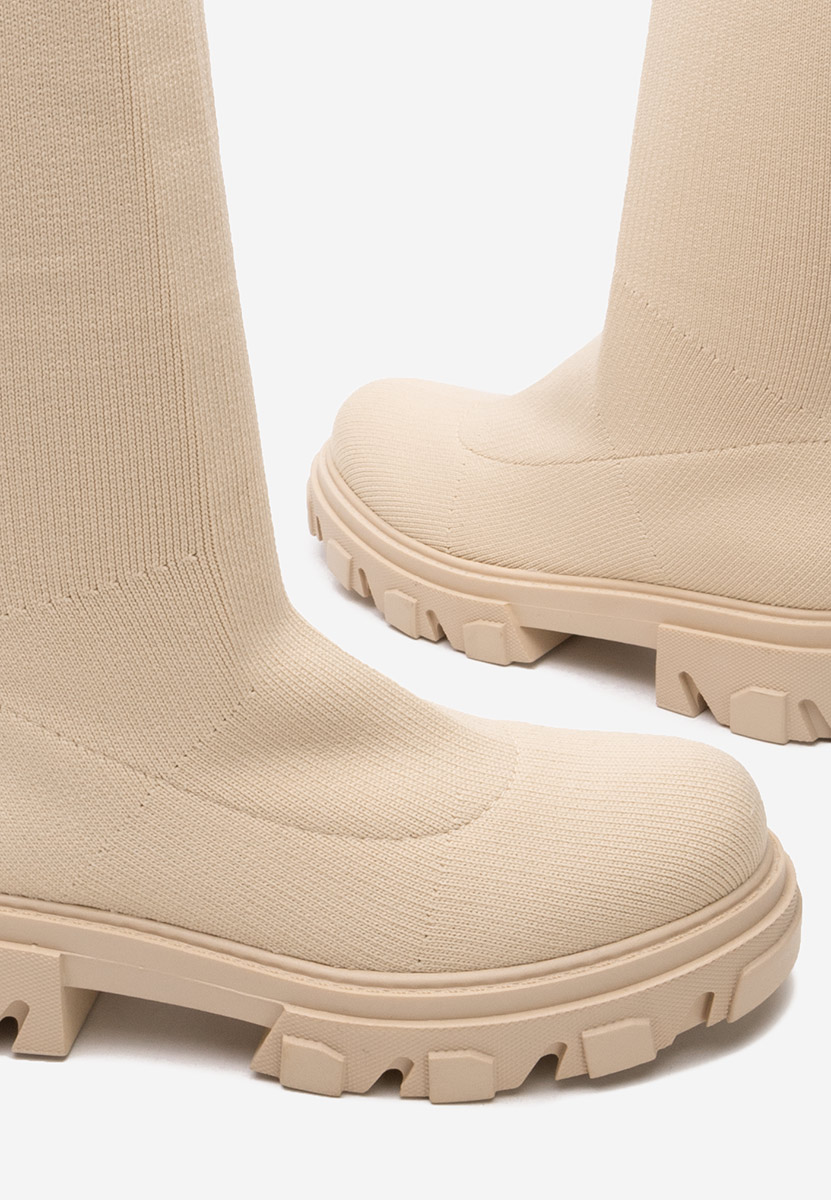 Γυναικείες Μπότες μπεζ Branca V2