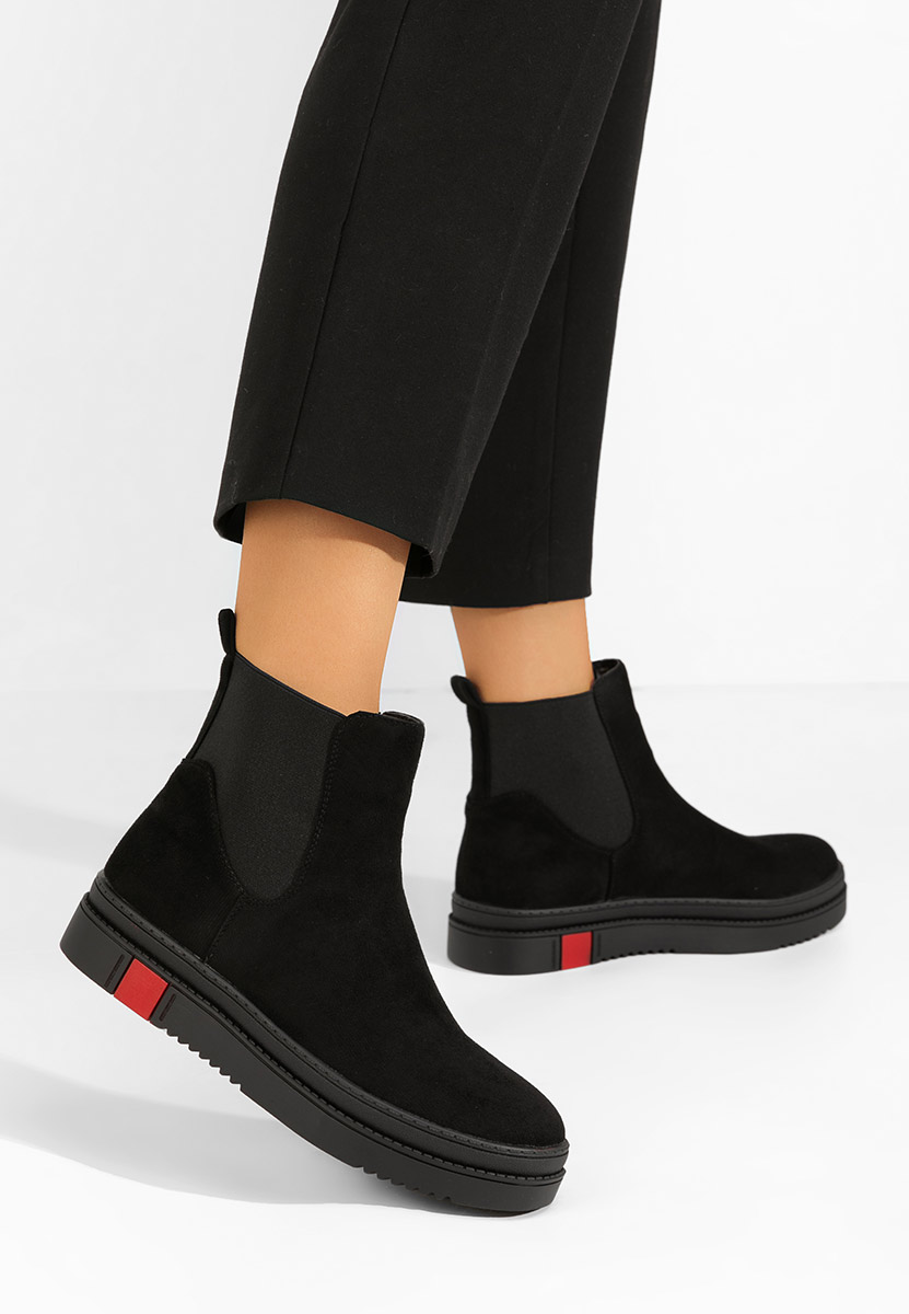 Γυναικεία μποτάκια Samera Μαύρα