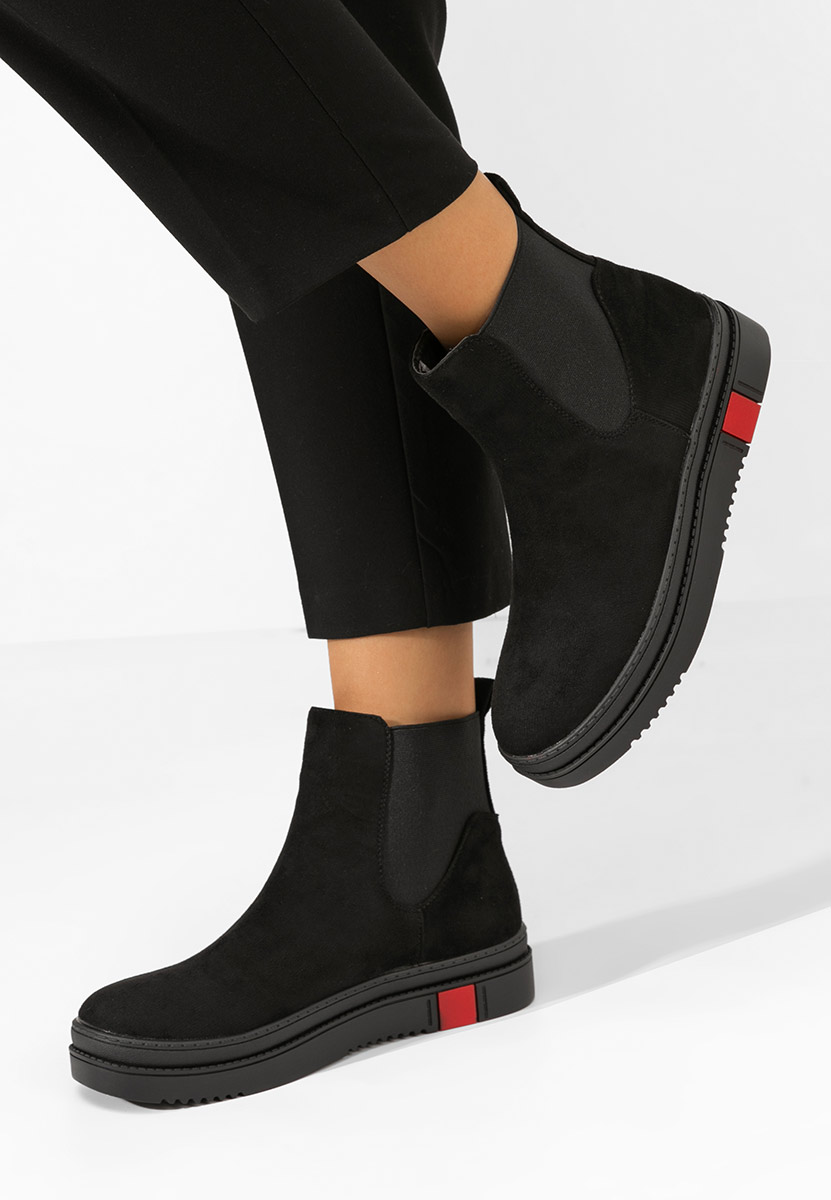 Γυναικεία μποτάκια Samera Μαύρα