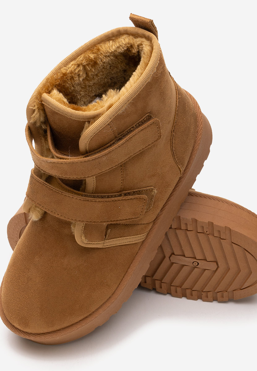 Mποτάκια πλατφόρμα Dagmar ταμπά