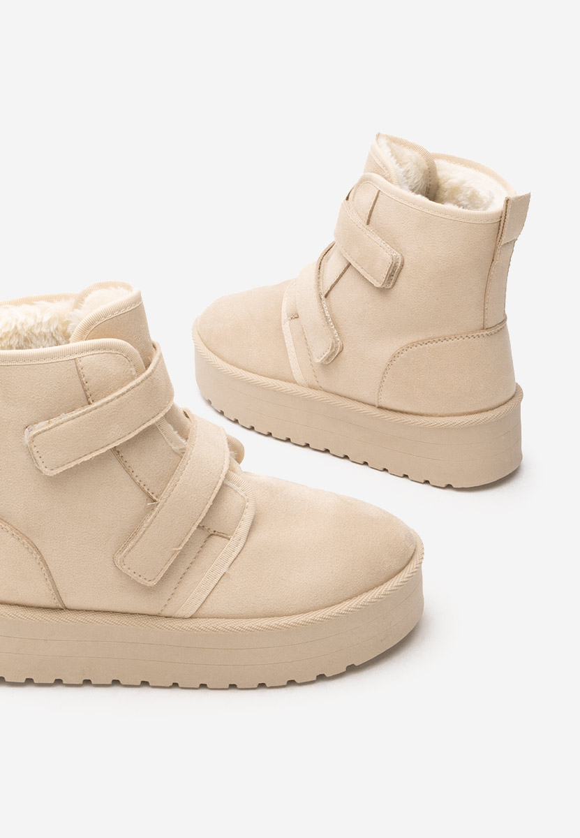 Mποτάκια πλατφόρμα Dagmar μπεζ