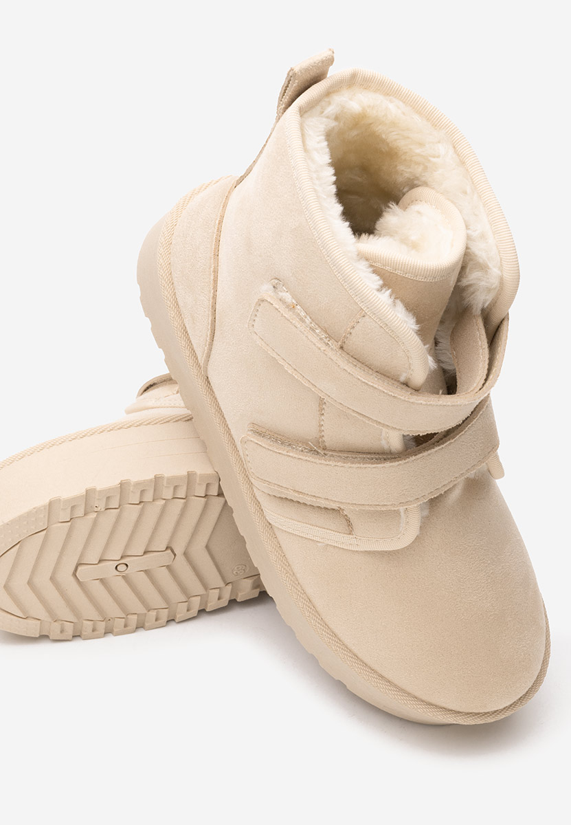 Mποτάκια πλατφόρμα Dagmar μπεζ