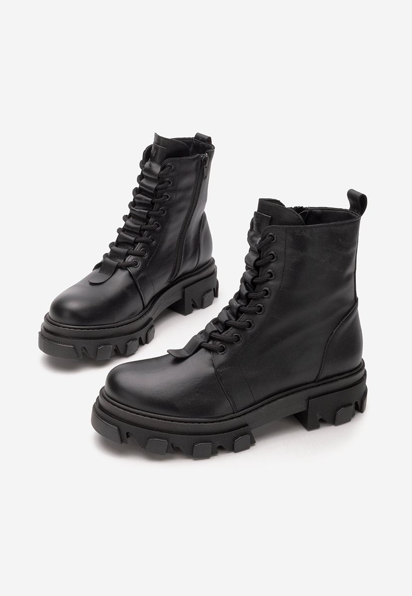 Αρβυλάκια δερματινα Kimberlie μαύρα