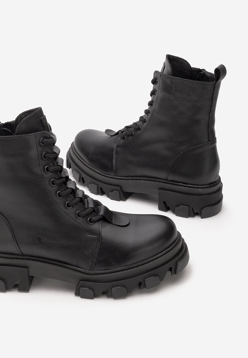 Αρβυλάκια δερματινα Kimberlie μαύρα