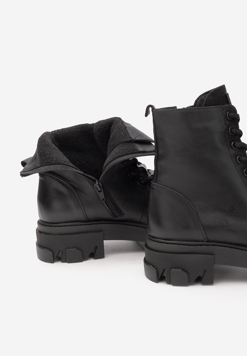 Αρβυλάκια δερματινα Kimberlie μαύρα