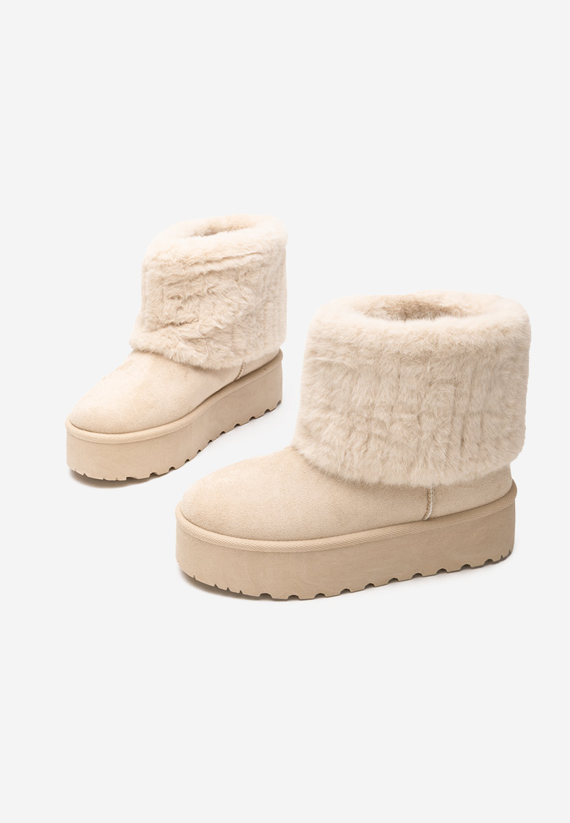 Μπότες τύπου UGG Catharine μπεζ