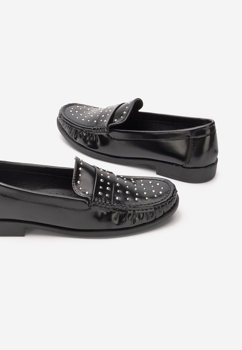 Μοκασίνια γυναικεια Preston μαύρα