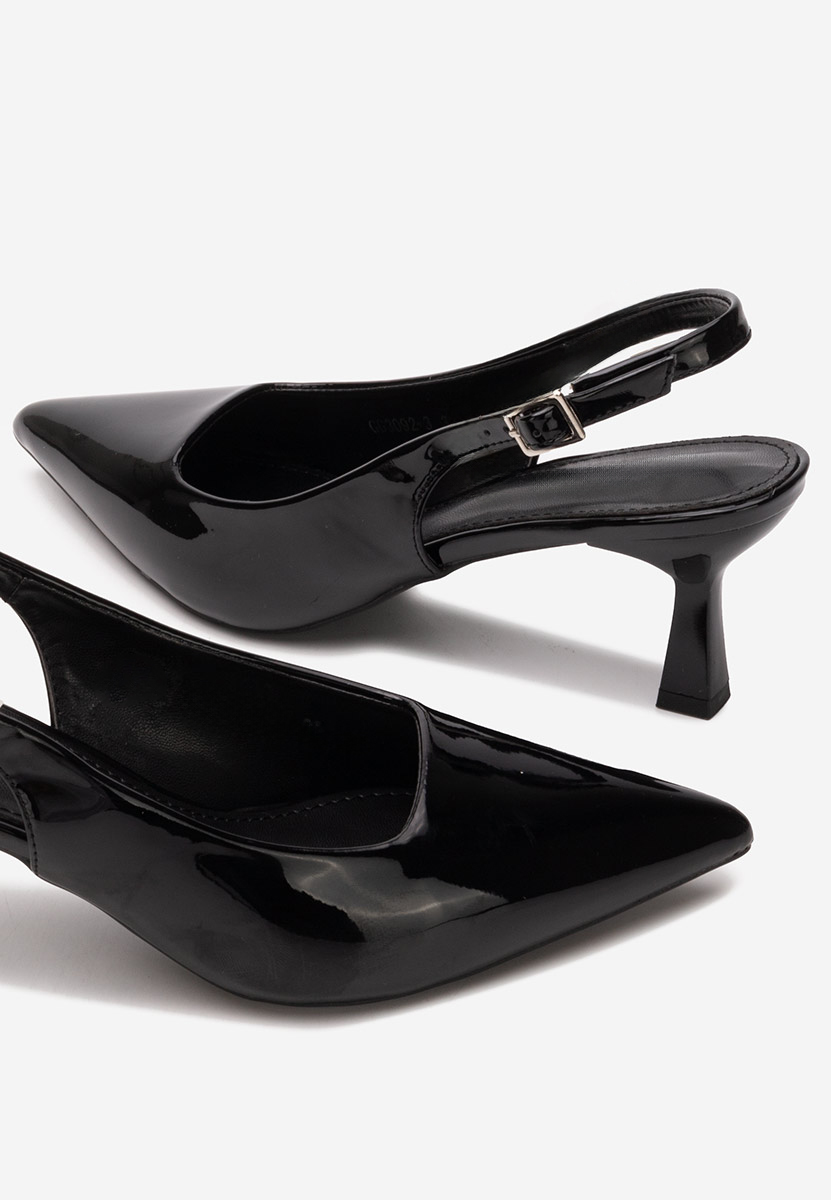 Γόβες slingback Lynelia μαύρα