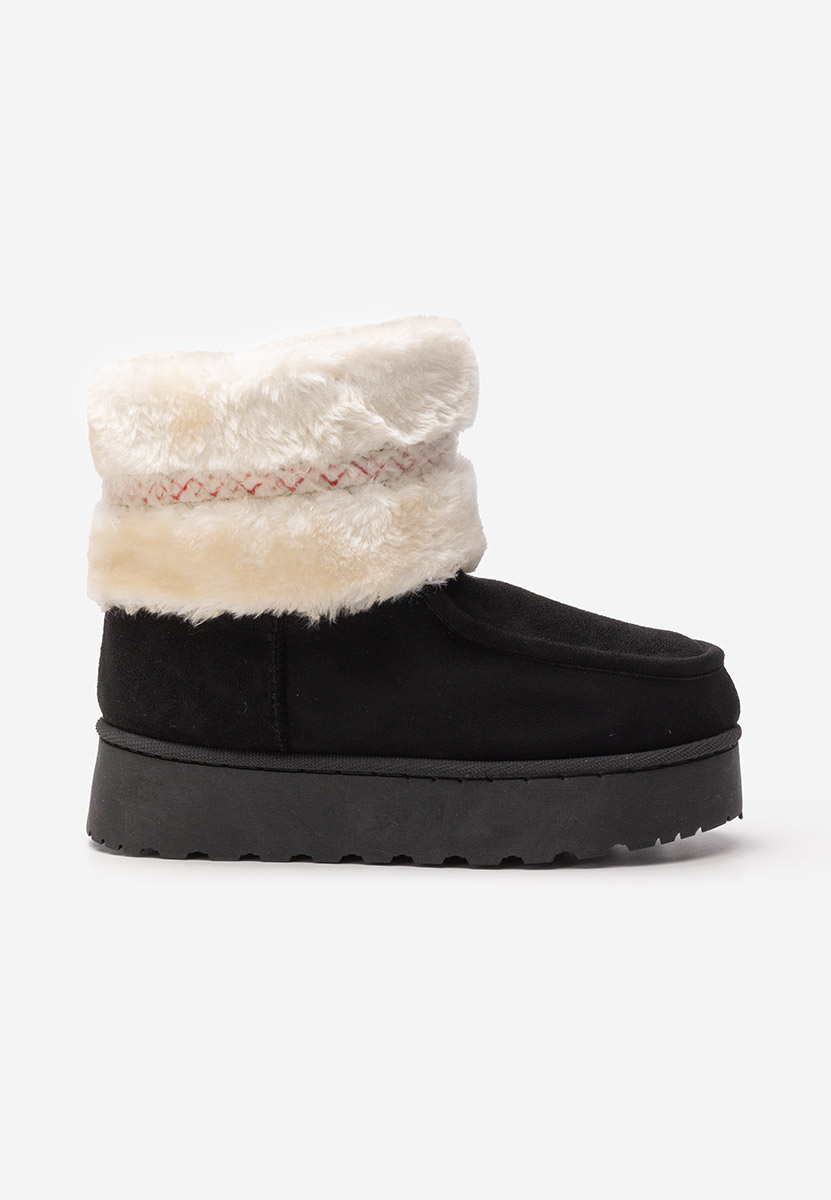 Mποτάκια πλατφόρμα Rosalyn Μαύρα