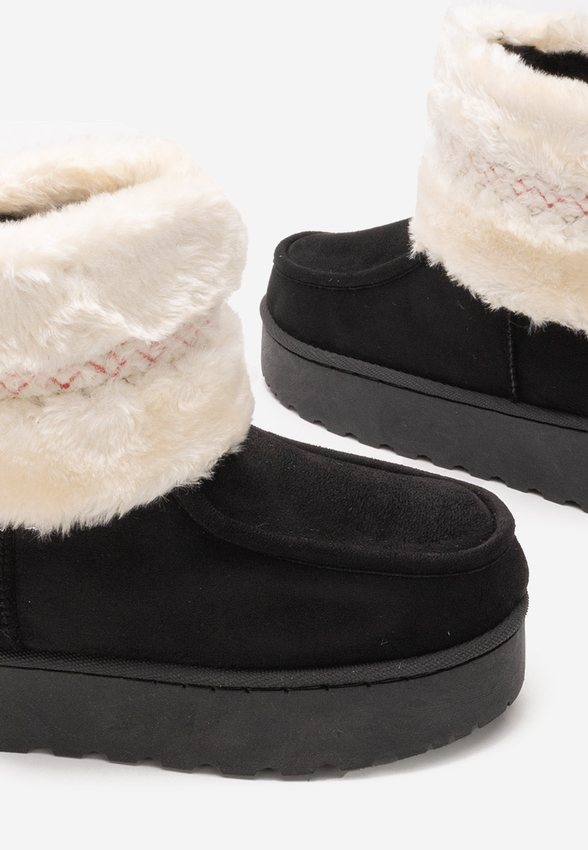 Mποτάκια πλατφόρμα Rosalyn Μαύρα