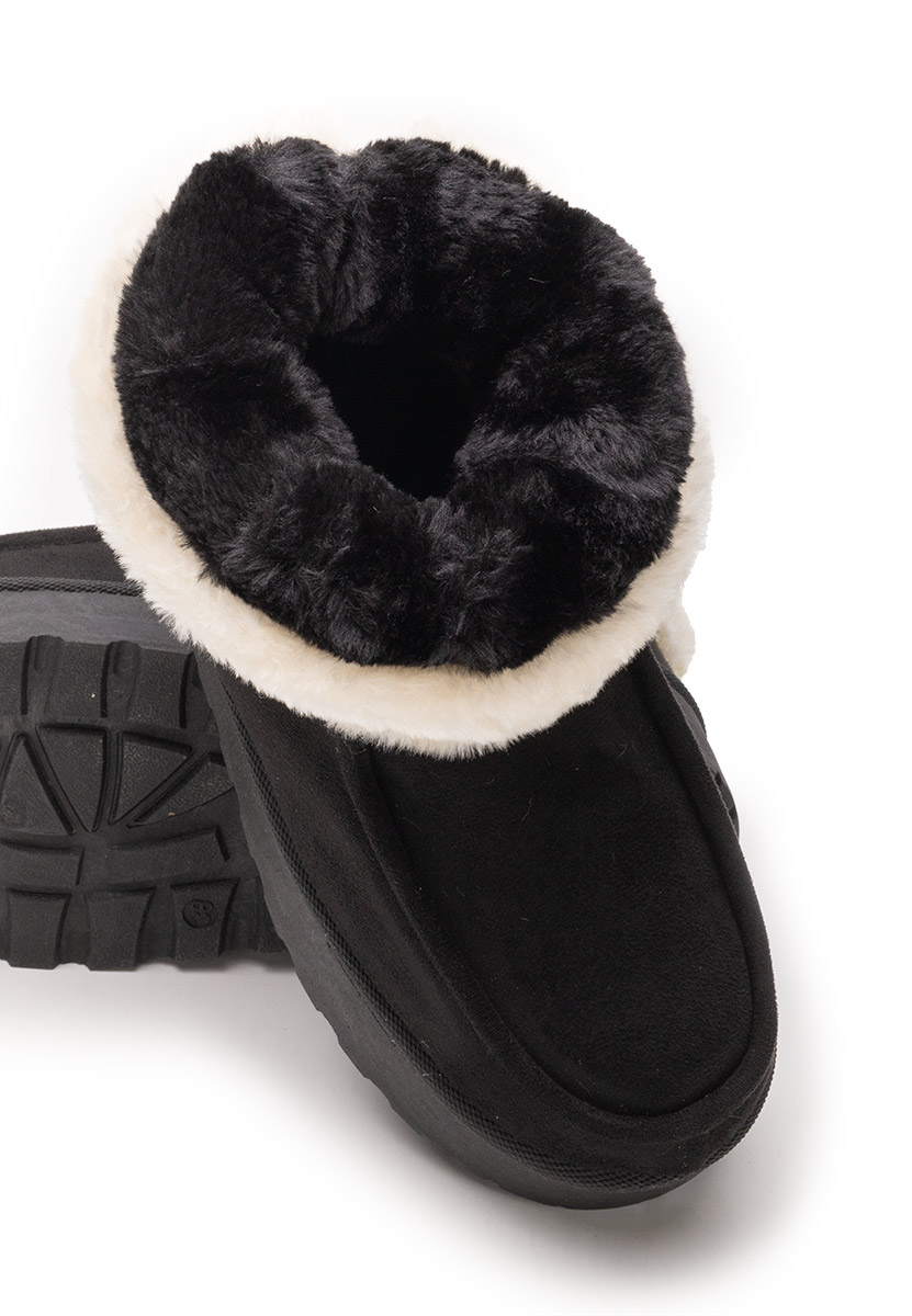 Mποτάκια πλατφόρμα Rosalyn Μαύρα