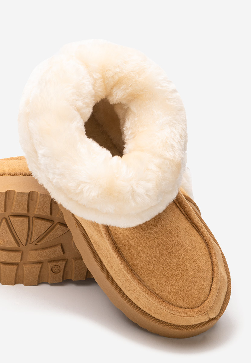 Mποτάκια πλατφόρμα Rosalyn ταμπά