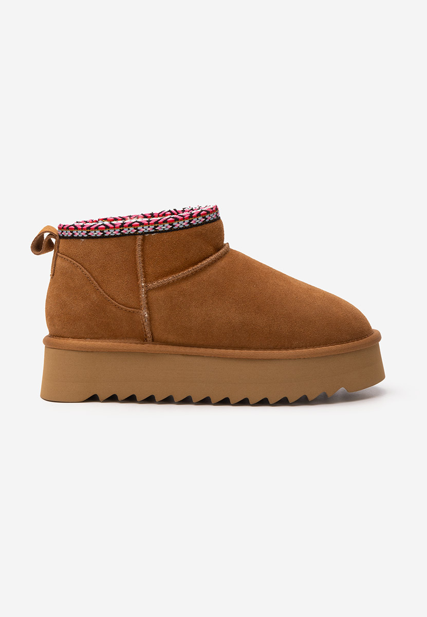 Μπότες τύπου UGG με πλατφόρμα Andree ταμπά