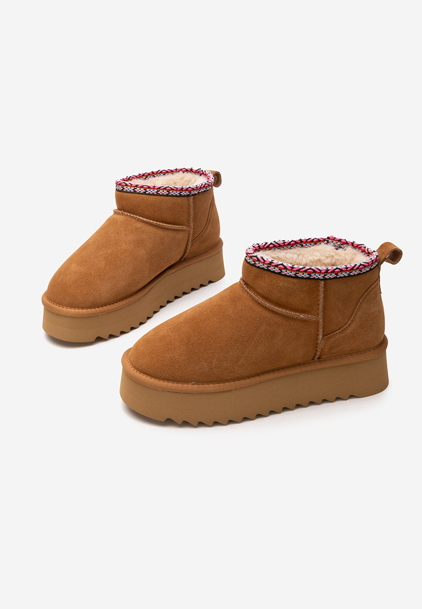 Μπότες τύπου UGG με πλατφόρμα Andree ταμπά