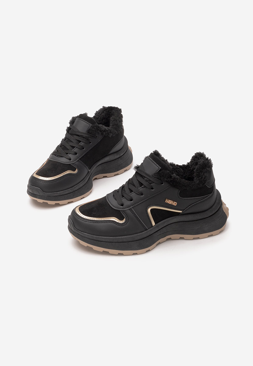 Χειμερινά sneakers γυναικεια Azaira μαύρα