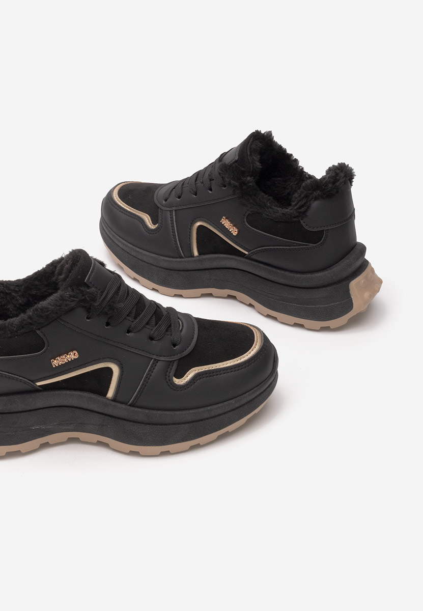 Χειμερινά sneakers γυναικεια Azaira μαύρα