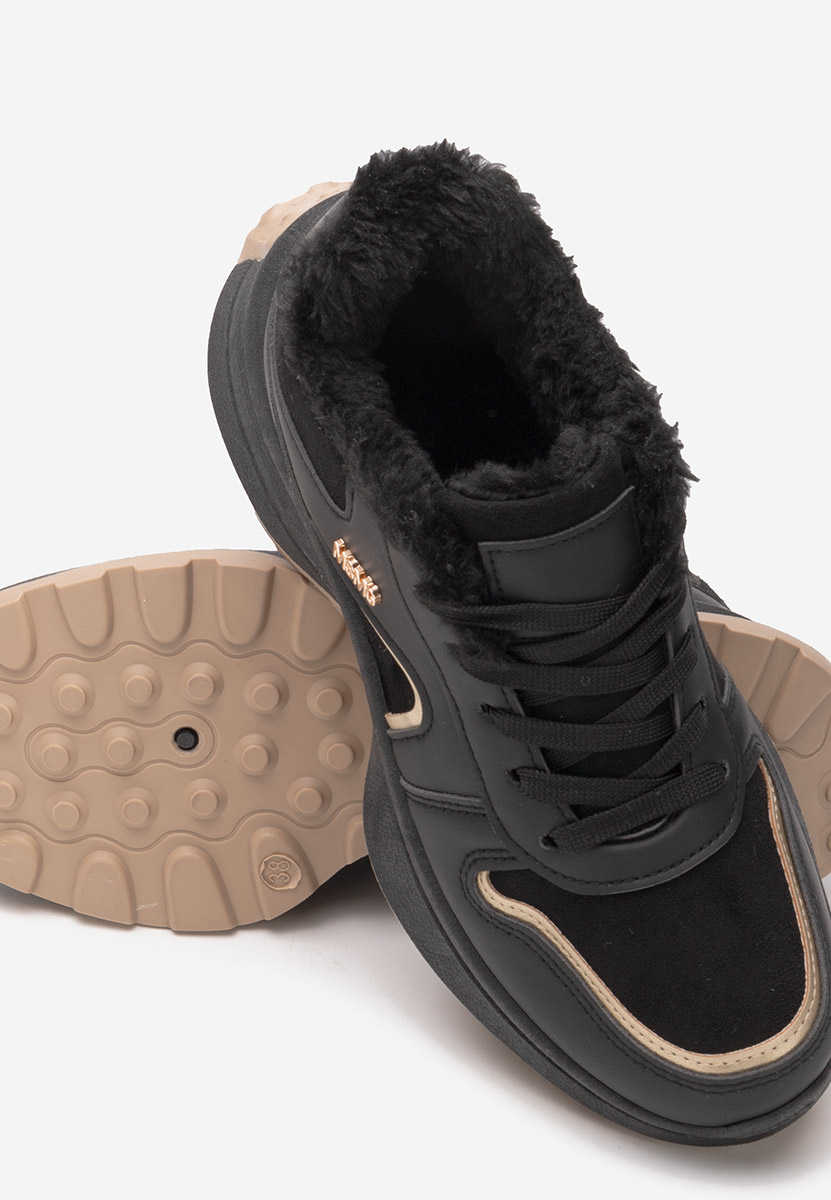 Χειμερινά sneakers γυναικεια Azaira μαύρα