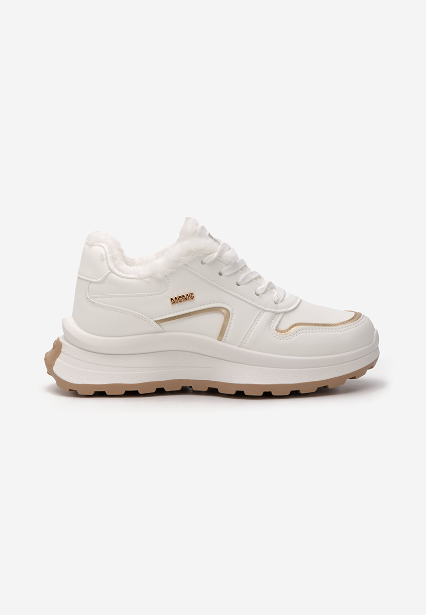 Χειμερινά sneakers γυναικεια Azaira λευκά