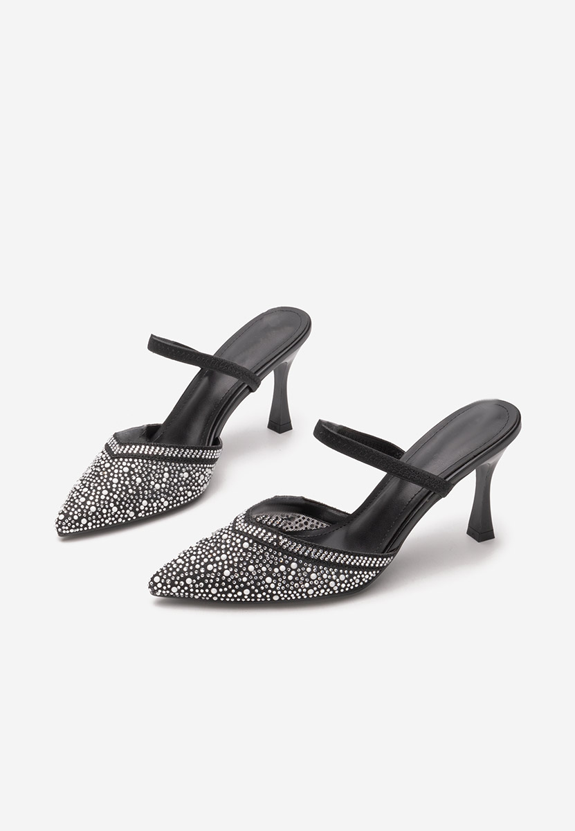 Γόβες στιλέτο Rosalya μαύρα