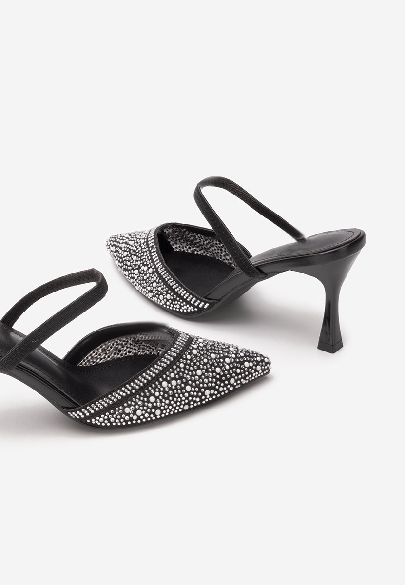 Γόβες στιλέτο Rosalya μαύρα