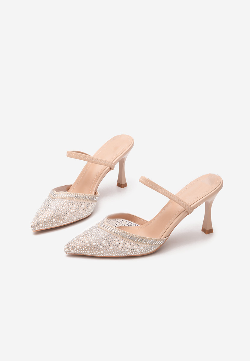 Γόβες στιλέτο Rosalya μπεζ