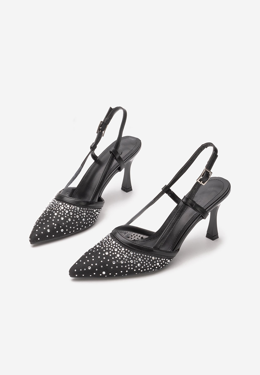 Γόβες στιλέτο Angelas μαύρα