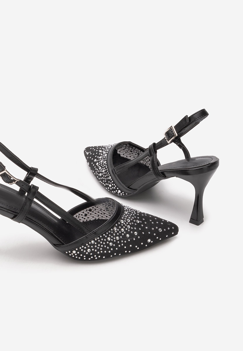 Γόβες στιλέτο Angelas μαύρα