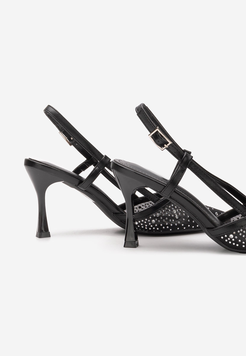 Γόβες στιλέτο Angelas μαύρα