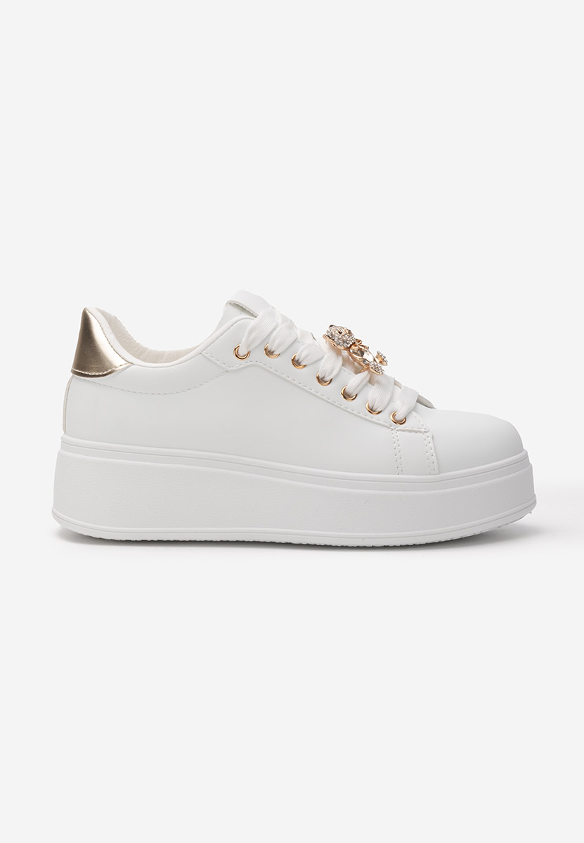 Sneakers με πλατφόρμα Ralia λευκά