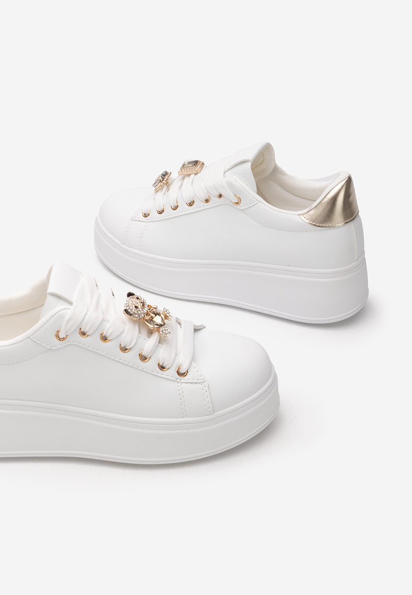 Sneakers με πλατφόρμα Ralia λευκά