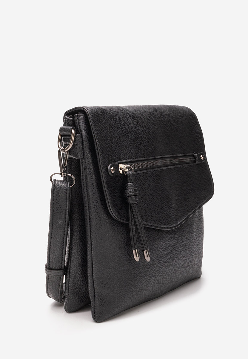 Τσάντα ωμου Hermelinda Μαύρα