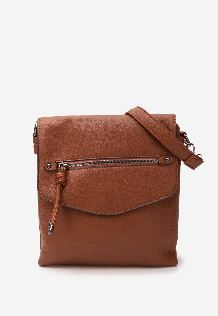 Τσάντα ωμου Hermelinda καφε