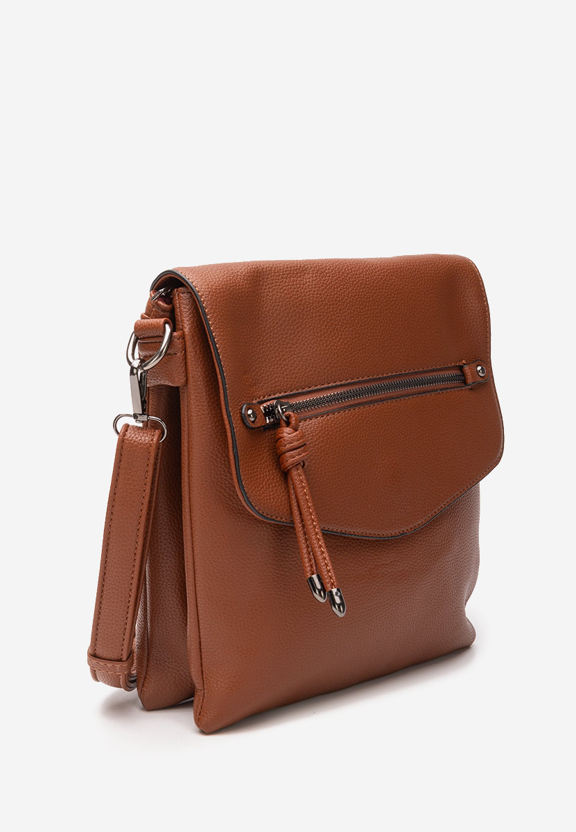 Τσάντα ωμου Hermelinda καφε