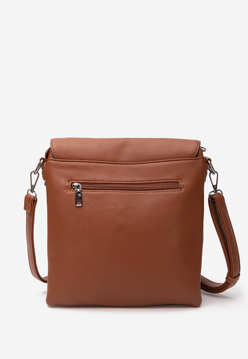 Τσάντα ωμου Hermelinda καφε