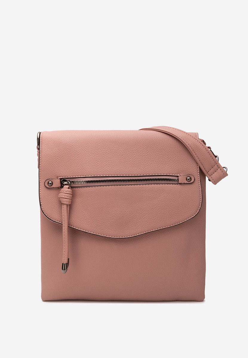 Τσάντα ωμου Hermelinda ροζ