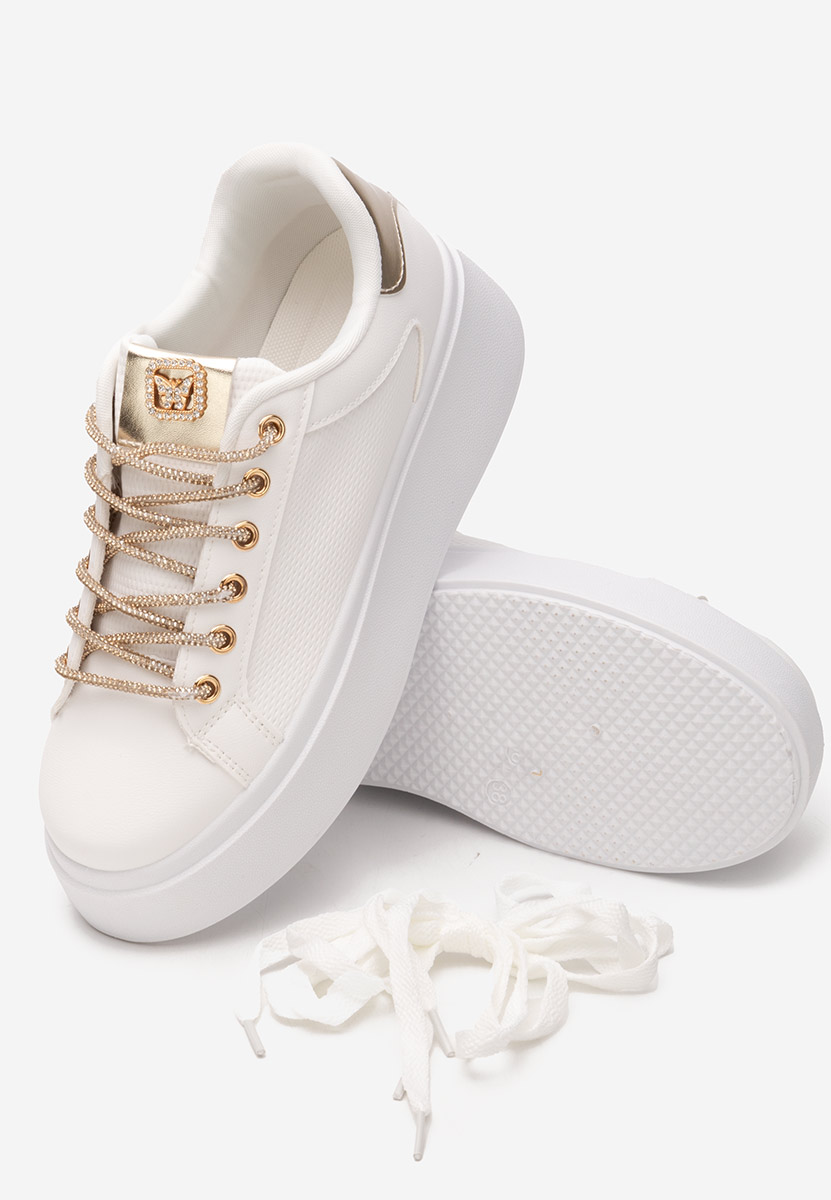 Sneakers με πλατφόρμα Shauna λευκά