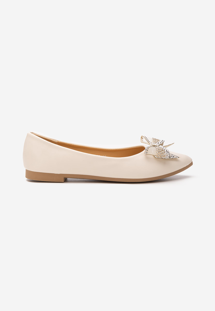 Γυναικείες μπαλαρίνες Marva μπεζ