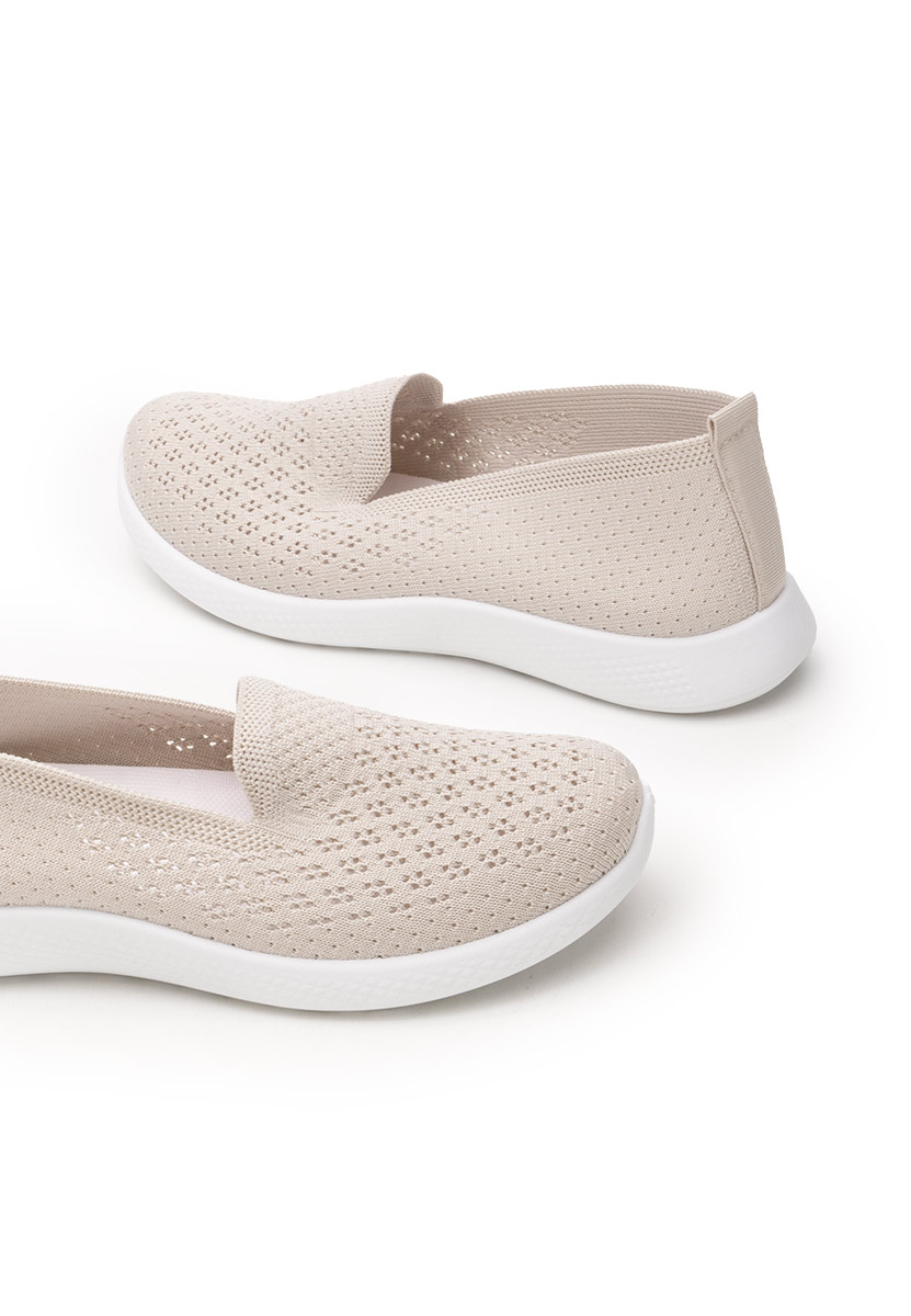 Γυναικεία Πάνινα Slip-On Danuta μπεζ