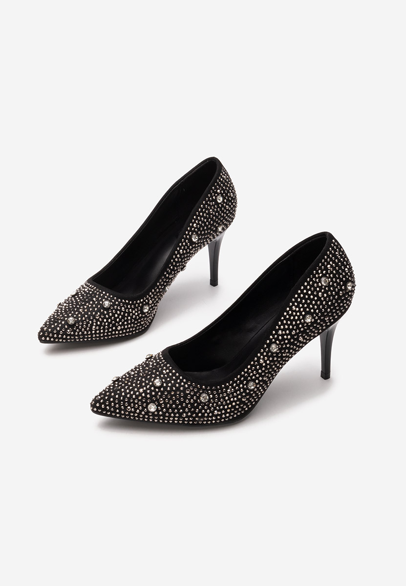 Γόβες στιλέτο Tereasa μαύρα