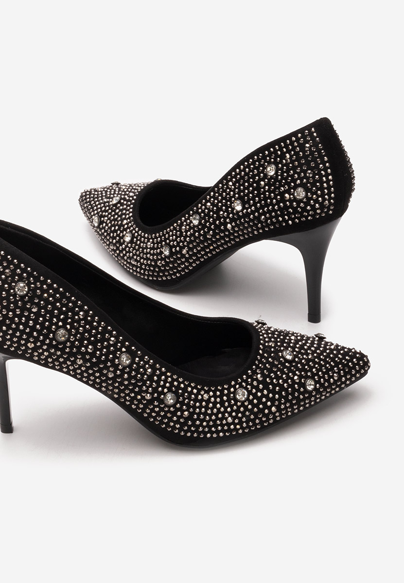 Γόβες στιλέτο Tereasa μαύρα