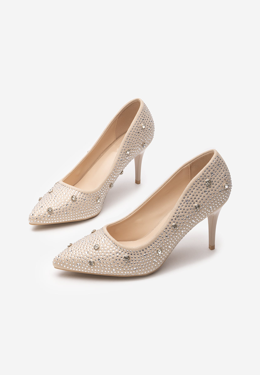 Γόβες στιλέτο Tereasa μπεζ