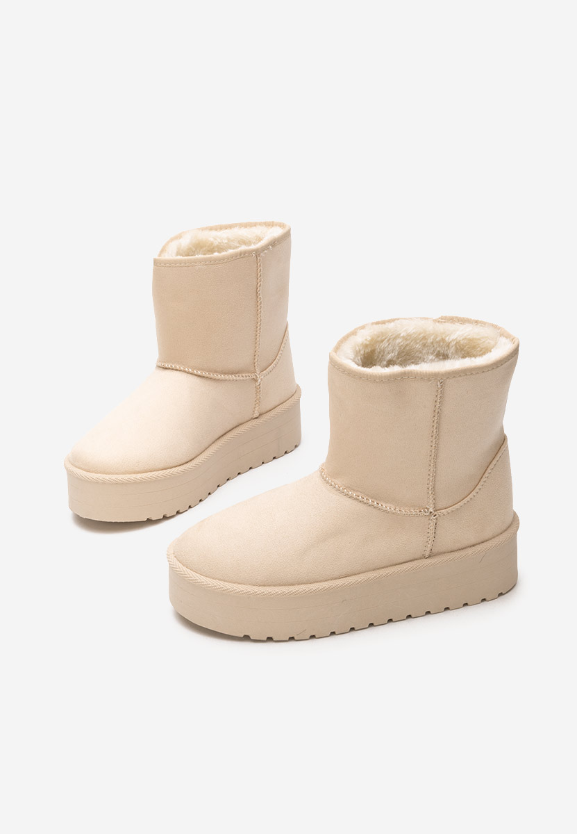 Μπότες τύπου UGG Chrisia μπεζ