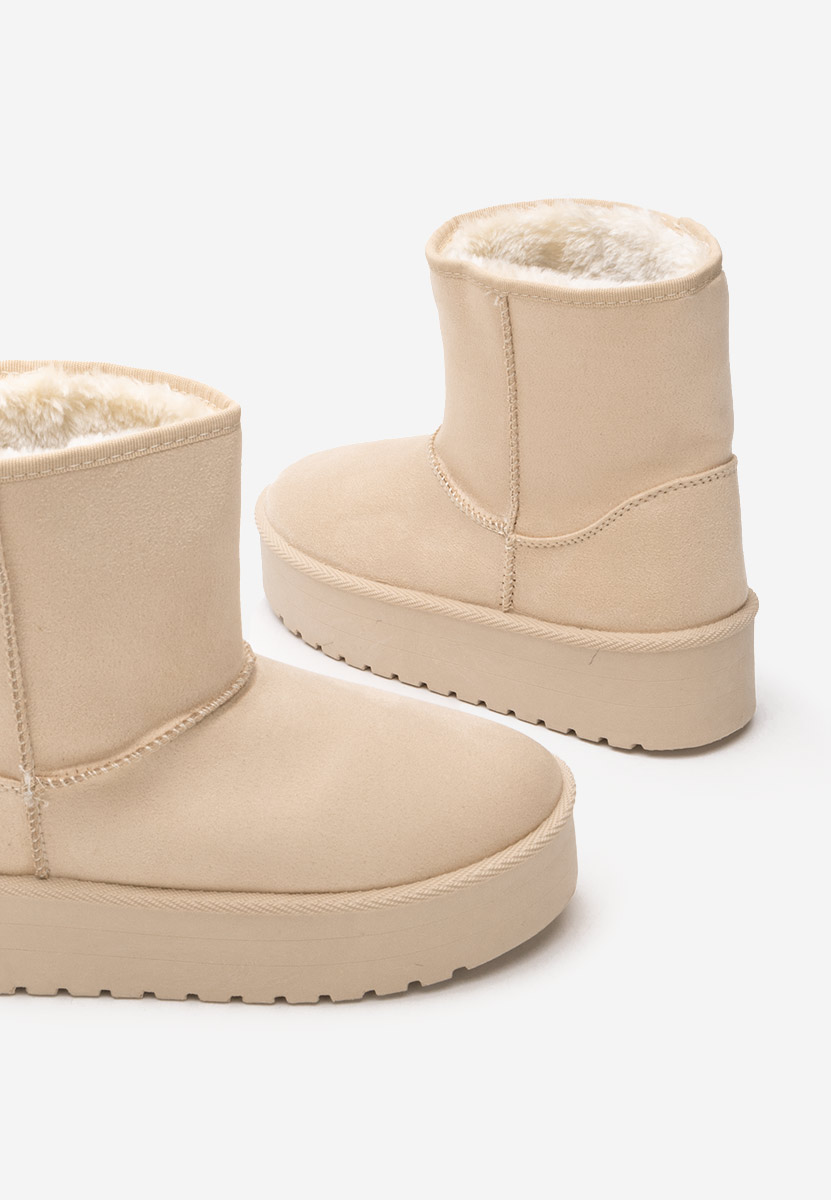 Μπότες τύπου UGG Chrisia μπεζ