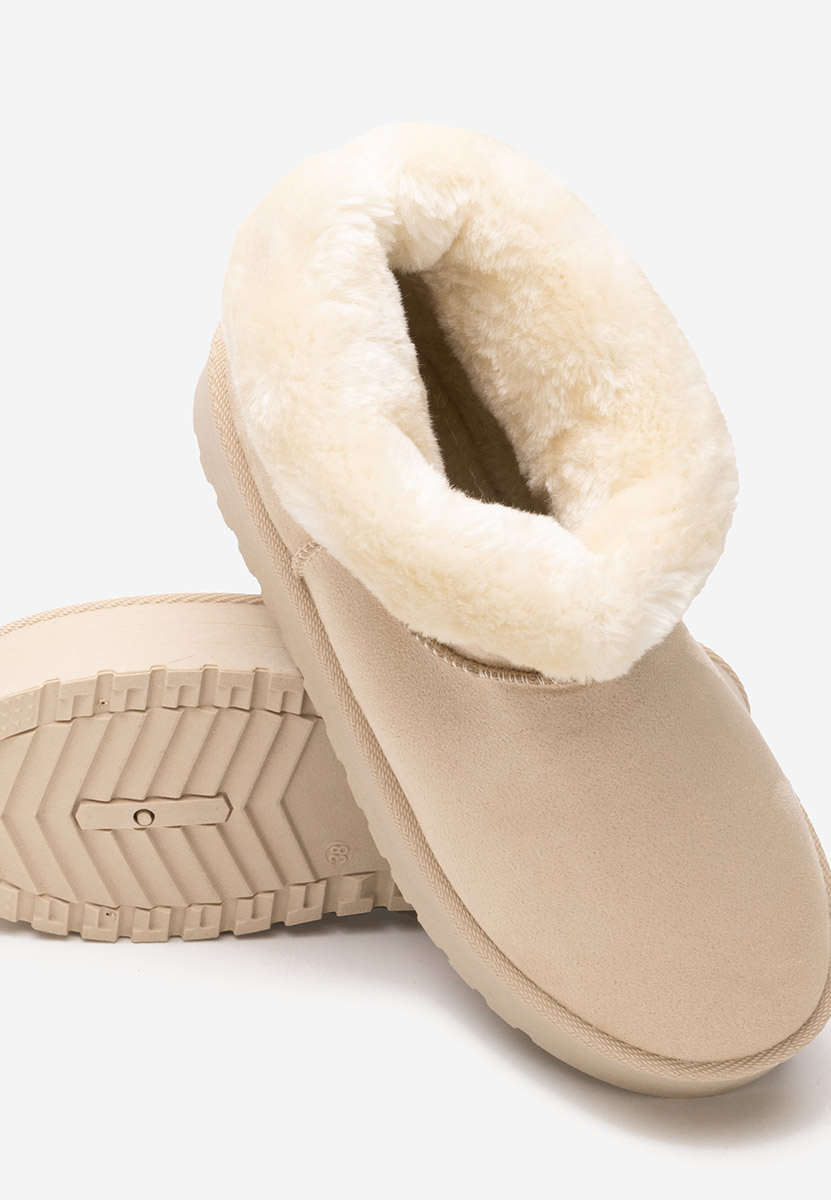 Μπότες τύπου UGG Chrisia μπεζ