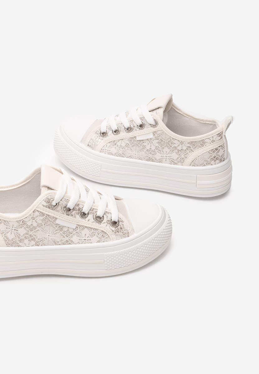 Γυναικεία sneakers Laquanda λευκά