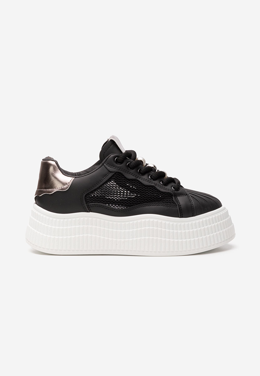 Sneakers με πλατφόρμα Particia μαύρα