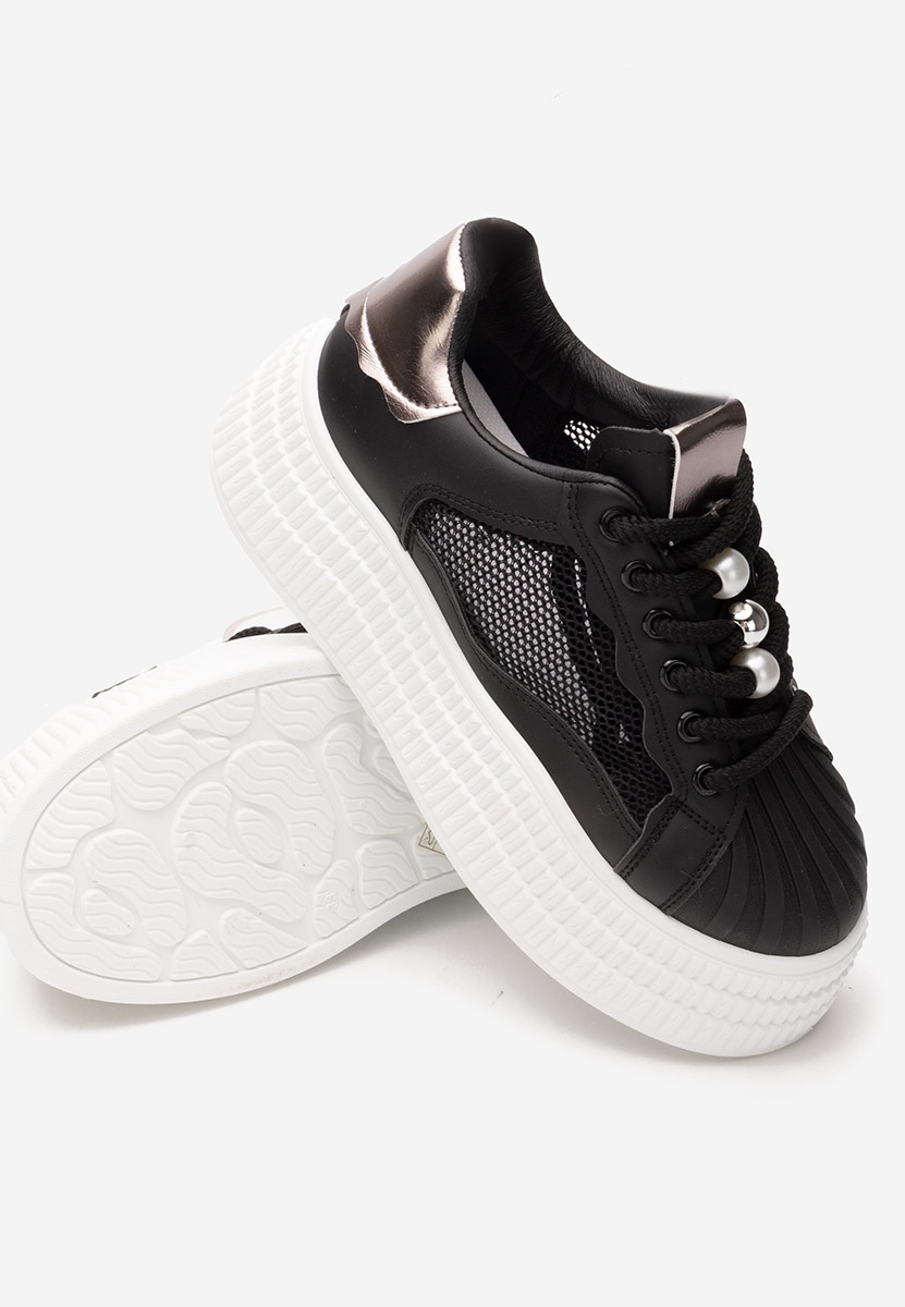 Sneakers με πλατφόρμα Particia μαύρα