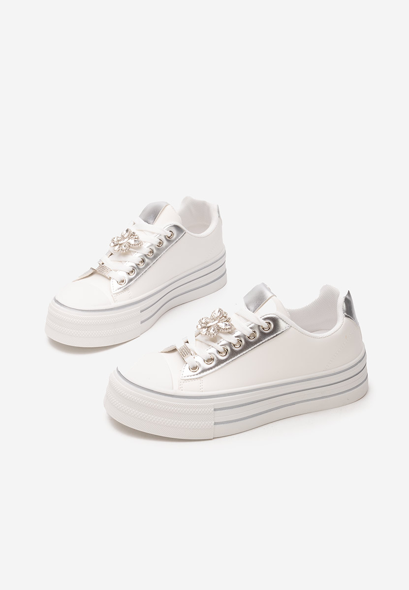 Γυναικεία sneakers Dorotha λευκά