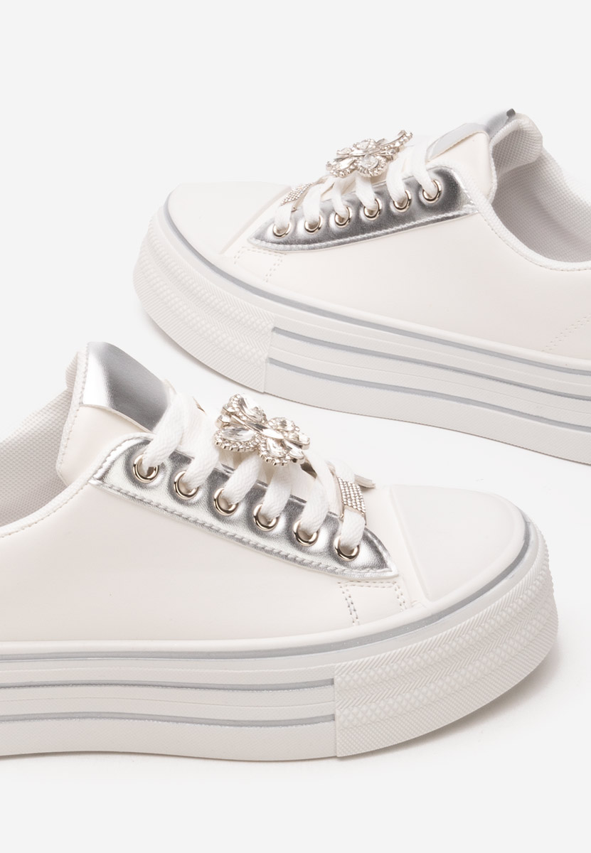 Γυναικεία sneakers Dorotha λευκά
